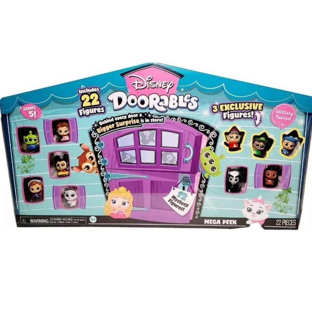 Disney Doorables Mega Peek Playset - Blue and Purple